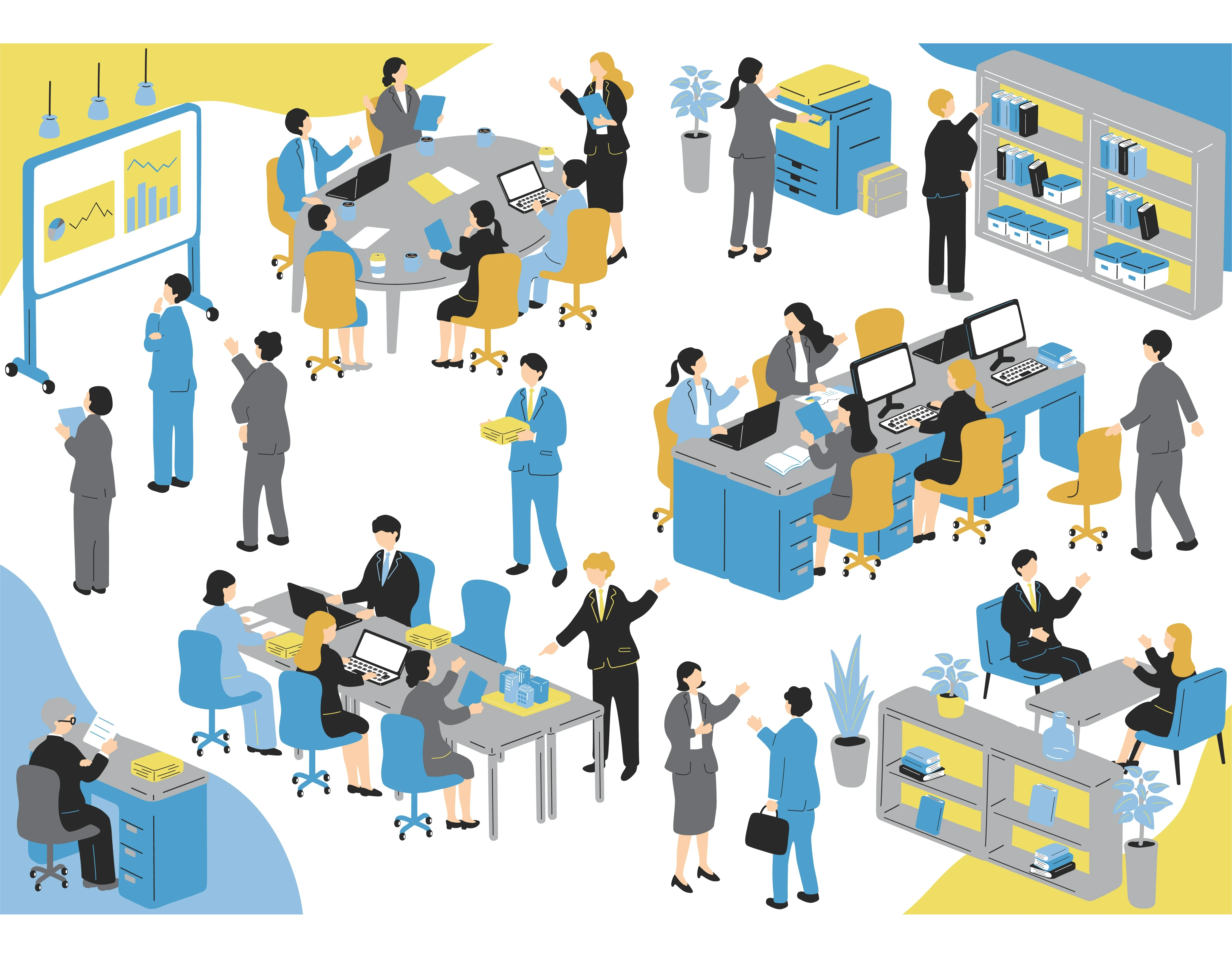 社内の資料受け渡し管理